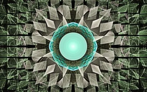 Digital illustration abstract image generated fractal background image wallpa Stock Illustration