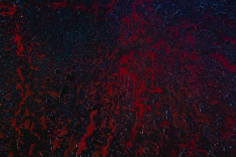 Digital illustration of abstract red patterns on a dark blue background Stock Illustration