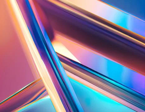 Digital illustration of colorful random diagonal lines Stock Illustration
