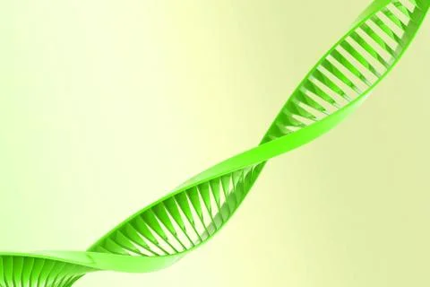 Digital illustration of a dna . Stock Illustration