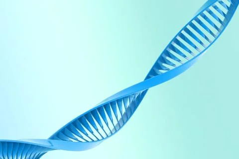 Digital illustration of a dna Stock Illustration