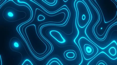 Digital illustration of glowing energy fields イラスト素材