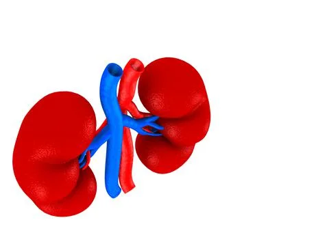 Digital illustration of kidney Stock Illustration