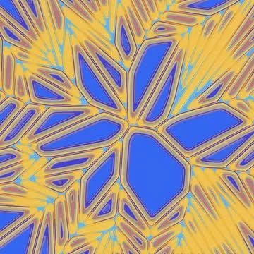 Digital illustration of organic structure. 3d rendering Stock Illustration