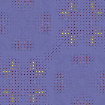 Digital illustration of a symmetrical pattern of light colored dots. 3d render 스톡 일러스트