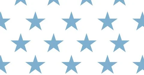 Digital image of american flag design against multiple blue stars n white Stock Illustration
