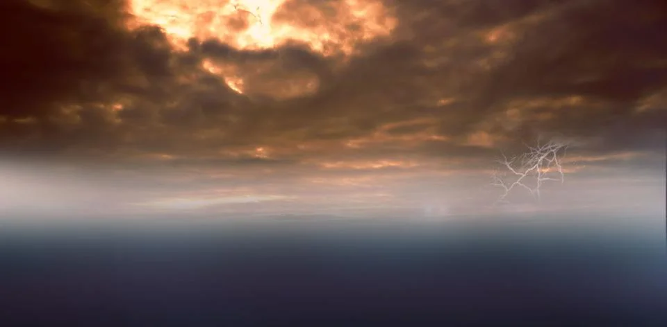Digital image of a cloudy sky 스톡 사진