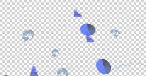 Digital image of digital interface with globe and data processing against black Illustrazione stock