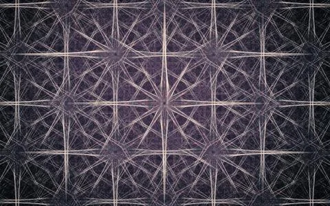 Digital image generated on a computer consisting of beautiful abstract geomet Stock Illustration