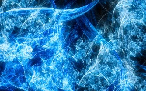 Digital image generated on a computer consisting of beautiful abstract geomet Stock Illustration