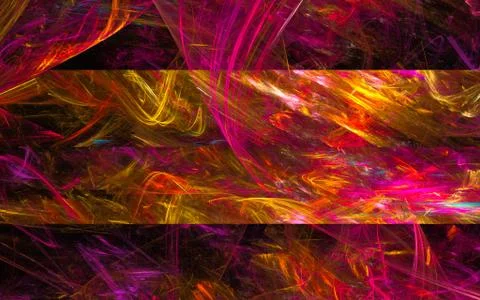 Digital image generated on a computer consisting of beautiful abstract geomet Stock Illustration