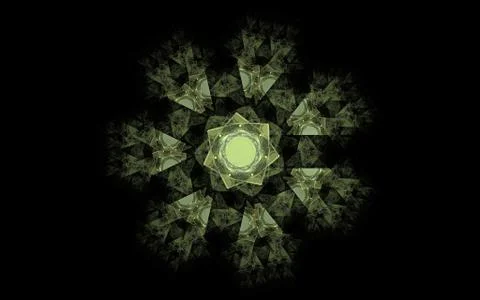 Digital image generated on a computer consisting of beautiful abstract geomet Stock Photos