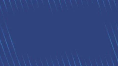 Digital image of light rays, stripes lines over blue background in 4k video. Stock Footage 147187887