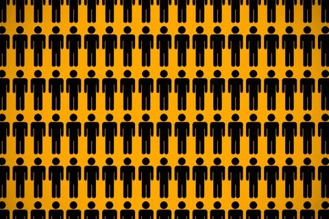 Digital image of men symbols Illustrazione stock