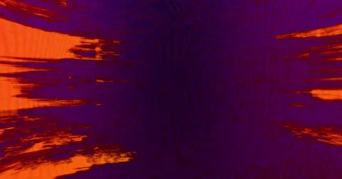 Digital image of red light trails flickering against purple background Ilustración de archivo