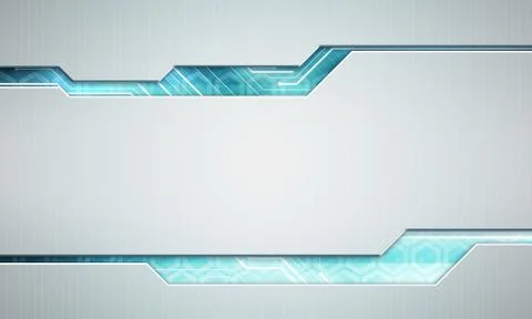 Digital image technology interface concept with circuit microchip 스톡 일러스트