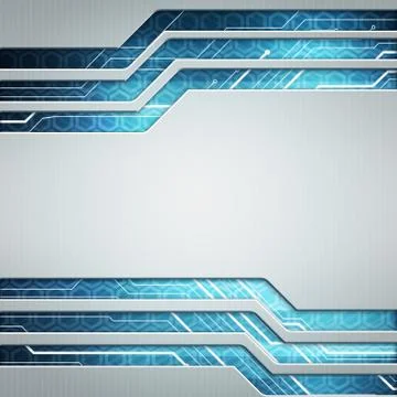 Digital image technology interface concept with circuit microchip 스톡 일러스트