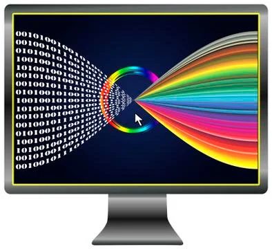 Digital Imaging Illustrazione stock