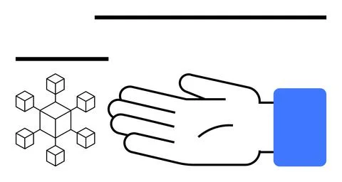 Digital Inclusion and Connectivity Through Technology and Human Interaction Illustrazione stock