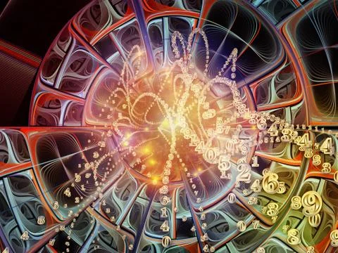 Digital Infinity Stock Illustration