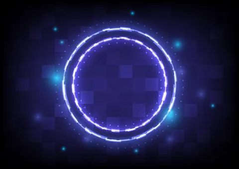 Digital infographic and Element of computer data. Abstract hologram hi-tech b イラスト素材