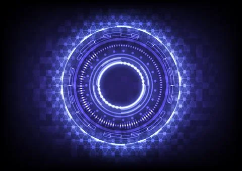 Digital infographic. Element of computer data. Abstract hologram hi-tech back イラスト素材