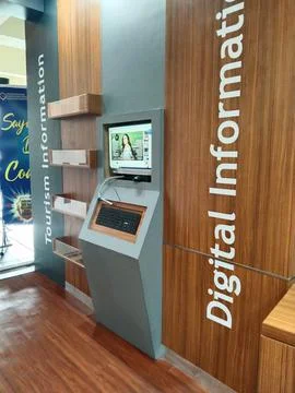 Digital information displays Stock Photos