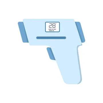 Digital infrared thermometer Ilustração Stock