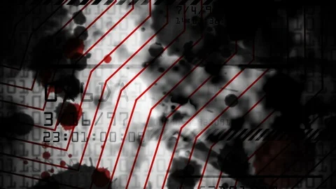 Digital ink backgrounds Stock Footage 95112611