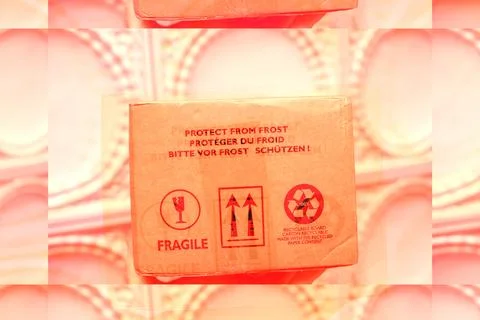 Digital Instructions Box 스톡 사진