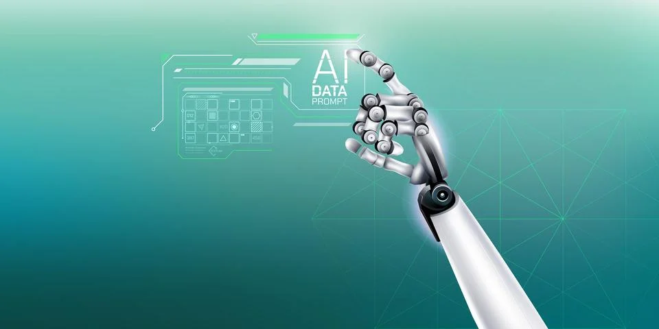 Digital intelligence, AI changes analytics and data management Stock Illustration