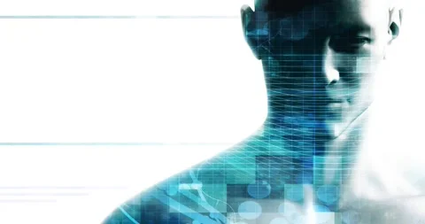 Digital Intelligence Concept Visualized With Abstract Neural Patterns Stock Footage 326376280