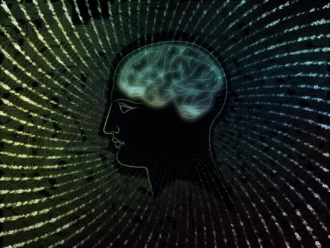 Digital Intelligence Illustrazione stock