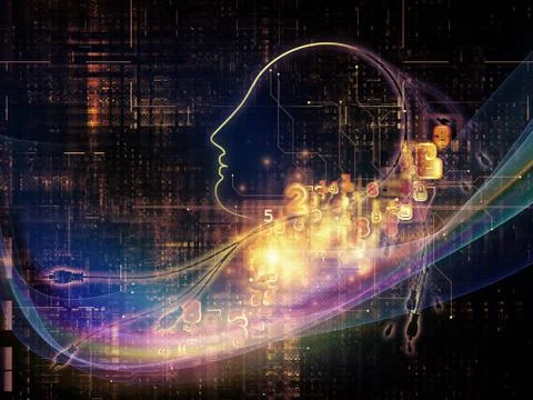 Digital Intelligence 스톡 일러스트