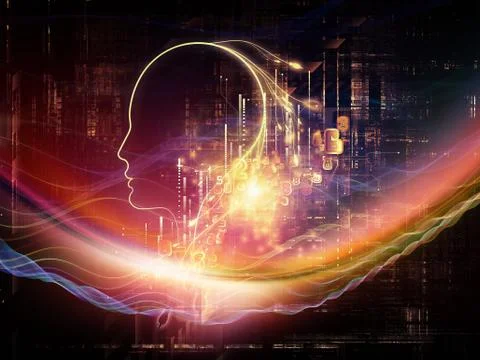 Digital Intelligence Stock Illustration