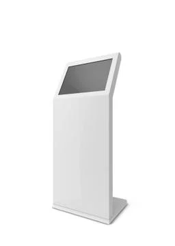 Digital interactive kiosk Stock Illustration