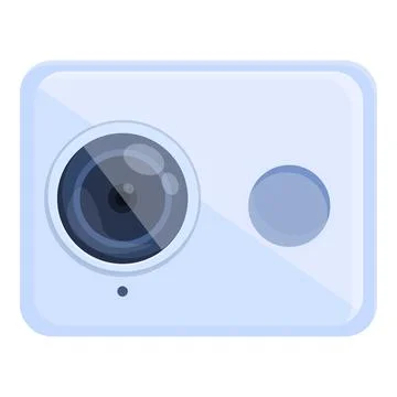 Digital intercom icon cartoon . Video door Stock Illustration
