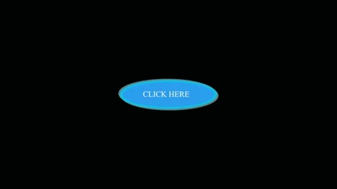 Digital interface animated blue oval click here button for web design and a.. Stock Footage 321587158