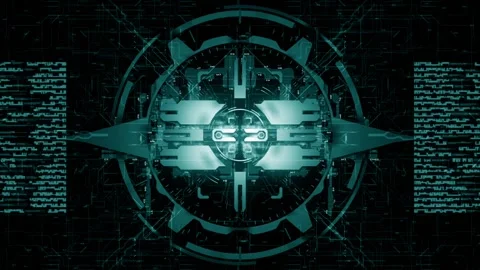 Digital interface of artificial intelligence Vidéo 153020760