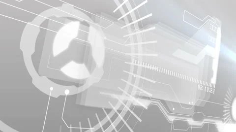 Digital interface with coding language Video stock 40982002