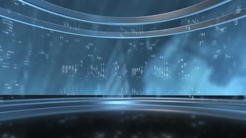 Digital interface concept and data processing on futuristic screen Stock Footage 195006891