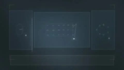 Digital interface design for modern technology applications Stock Footage 339322980