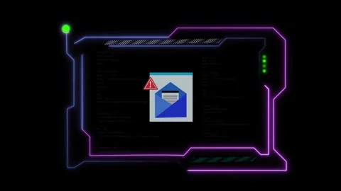 Digital interface frame clean modern design for application visuals. Digita.. Stock Footage 334612959
