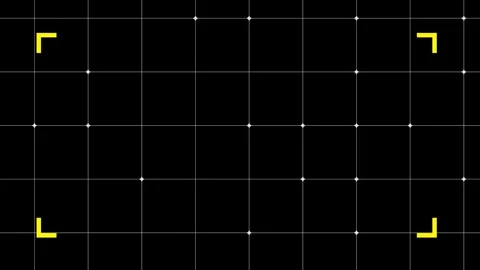 Digital interface frame lines on a black background for hud panel media Stock Footage 339113210
