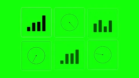 Digital interface panels Stock Footage 340525600