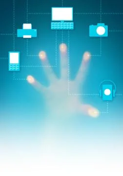 Digital interface Stock Photos