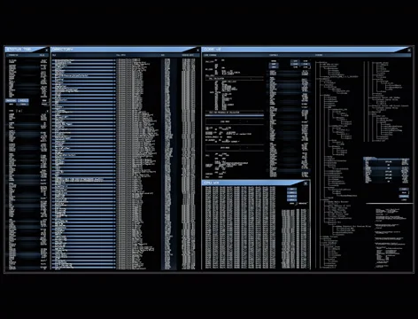 Digital interface screen (loopable) Stock Footage 55806148