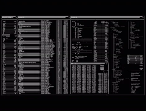 Digital interface screen (loopable) Stock Footage 55831662