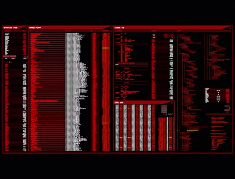 Digital interface screen (loopable) Stock Footage 55832329