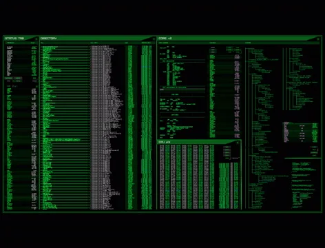 Digital interface screen (loopable) Stock Footage 55834064